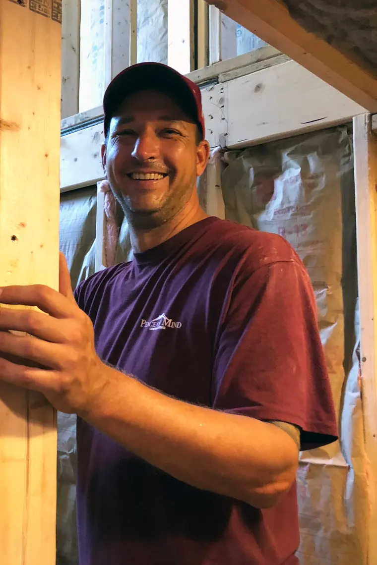 Jason, owner of Peace of Mind Contracting