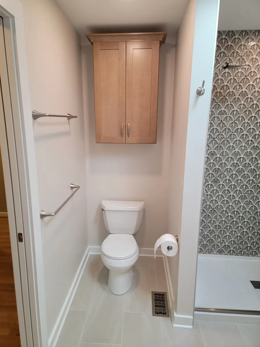 Modern bathroom remodel